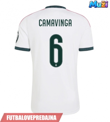 Lacne Muži Futbalové dres Real Madrid Eduardo Camavinga #6 2026-27 Krátky Rukáv - Domáci
